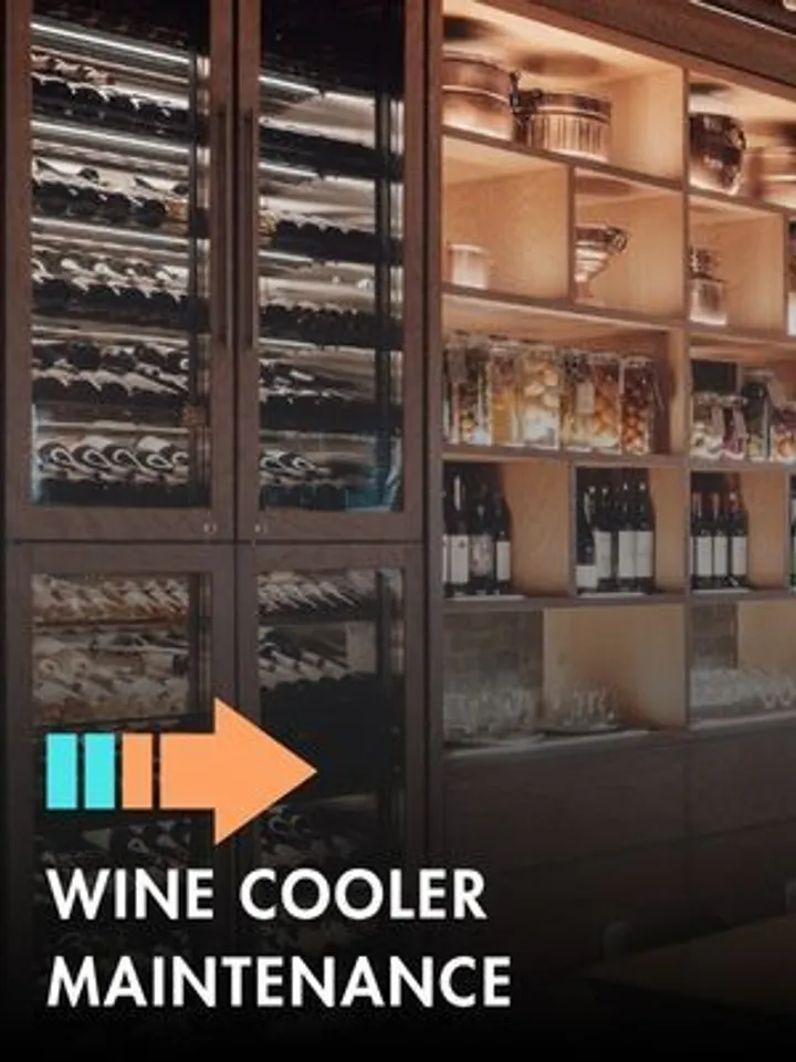 Wine cooler maintenance service