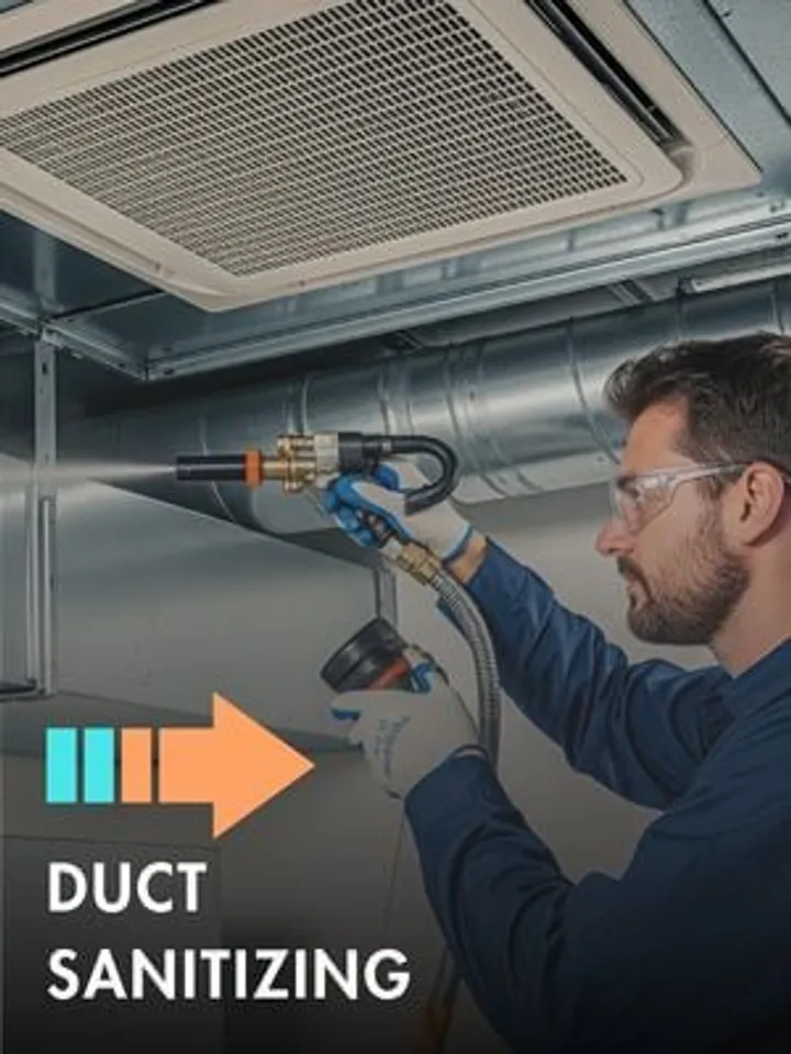 Duct sanitizing service